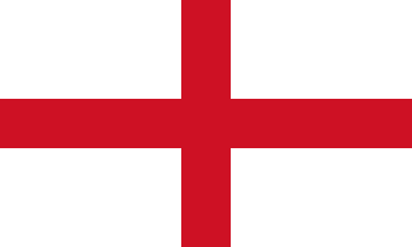 Vlag van de geschiedenis en betekenis van Engeland