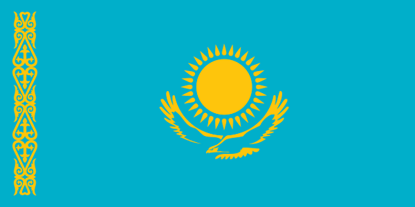 História a význam vlajky Kazachstan