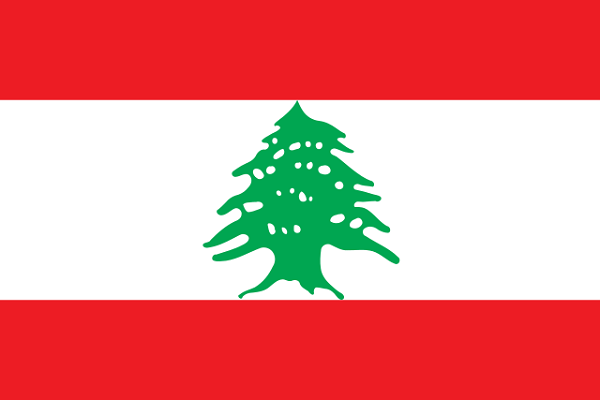 Libano flagghistoria och mening
