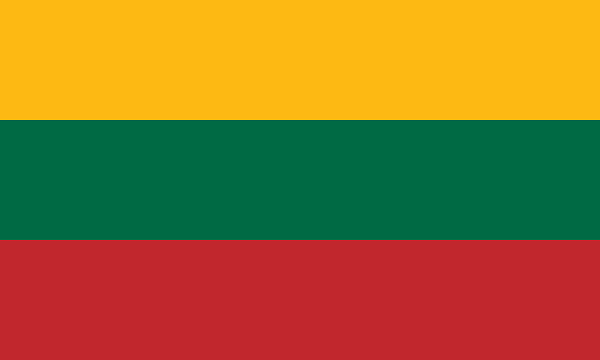 Litauen Flagghistoria och mening
