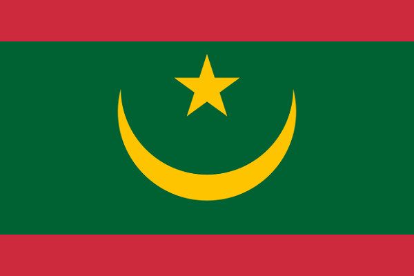 Drapeau de l'histoire et du sens du Mauritanie