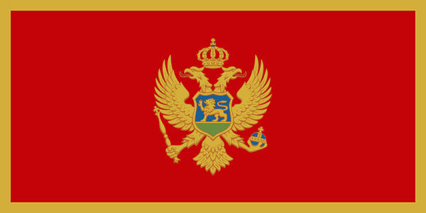 Montenegro flagghistoria och mening