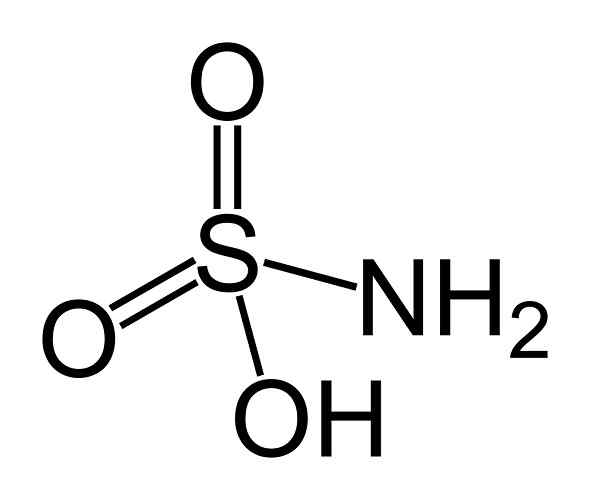 Structure d'acide sulfámique, propriétés, synthèse, utilisations