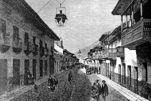 Kolumbia v politike, spoločnosti, ekonomike 19. storočia