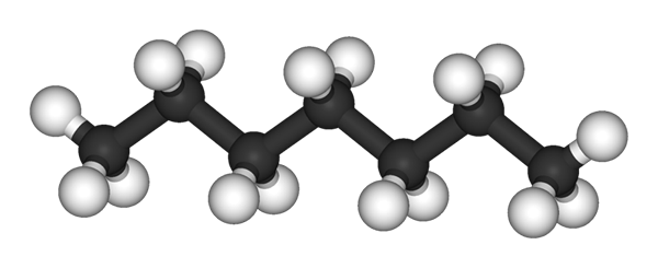 Struktura, lastnosti in uporabe heptano (C7H16)