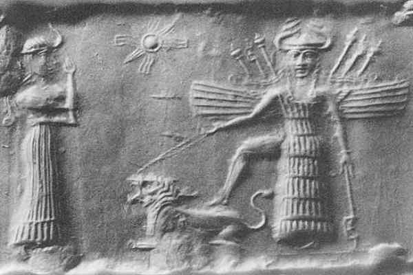 Inanna (gudinna) Etymologi, ursprung, attribut