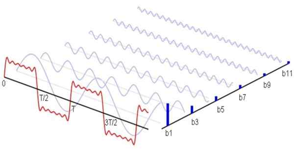 Fourier -serie toepassingen, voorbeelden en oefeningen opgelost