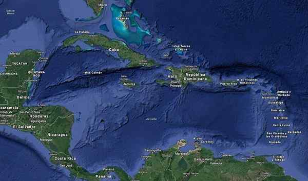 Países e características e características da América ou Antilhas