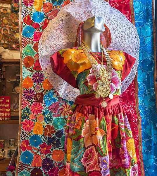 Como era o vestido zapotec?