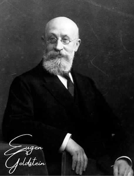 Biografia di Eugen Goldstein, contributi e scoperte