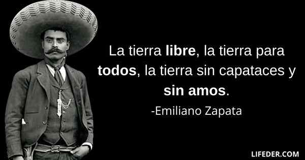 65 frases de Emiliano Zapata sobre a Revolução e suas idéias