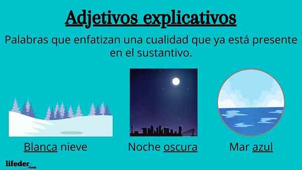 Adjetivos explicativos