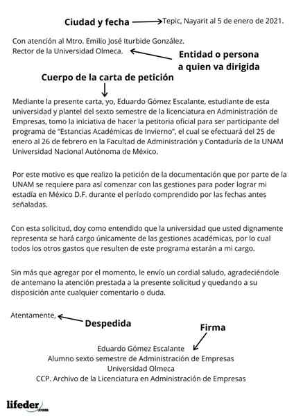 Carta de petição