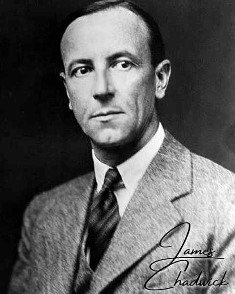 James Chadwick biografi, atommodell, experiment