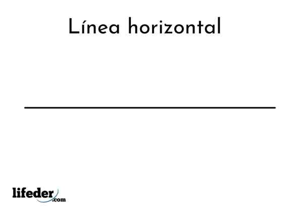 Ligne horizontale