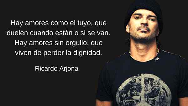 100 setninger av Ricardo Arjona de Amor og å bli forelsket