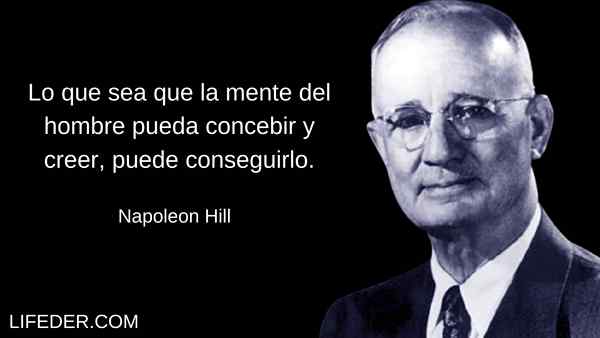 80 fráz z Napoleon Hill, aby ste poznali jeho nápady