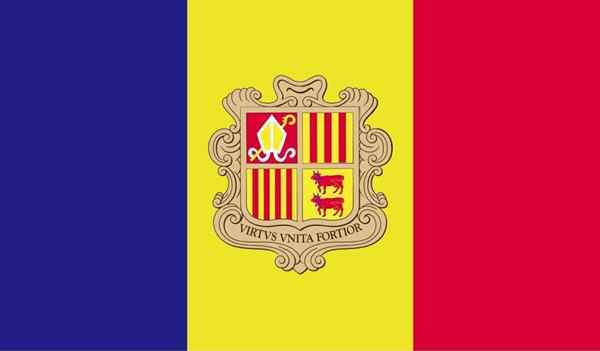 Andorra flagga