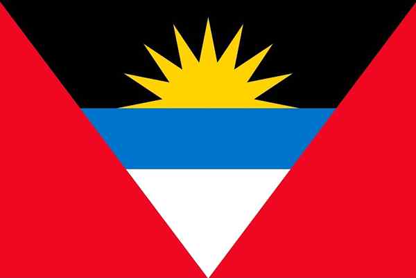 Bandeira antiga e Barbuda