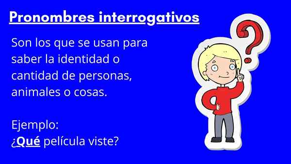 Pronomes interrogativos