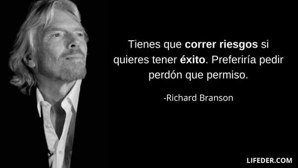 100 Phrasen von Richard Branson über den Erfolg