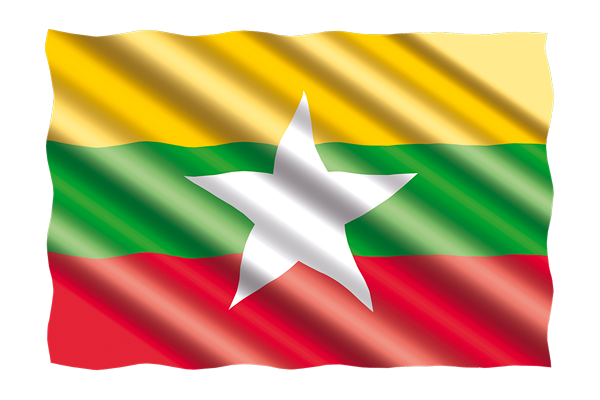 Burma flagg