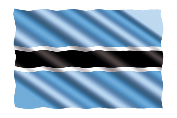 Bandeira Botsuana