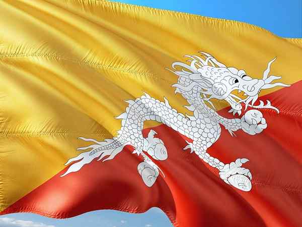 Bután zastava