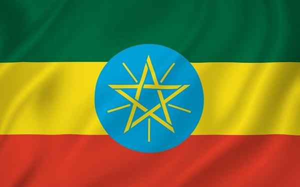 Etiopia flagg