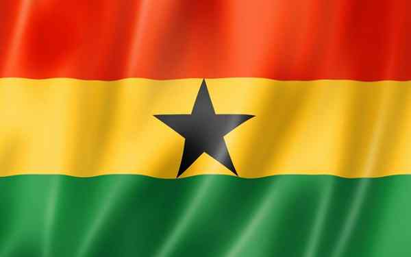 Ghana -Flagge