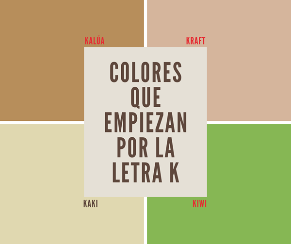 Couleur avec k