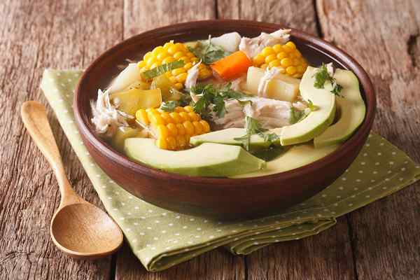 Typisk mat fra Cundinamarca de 8 mest populære rettene