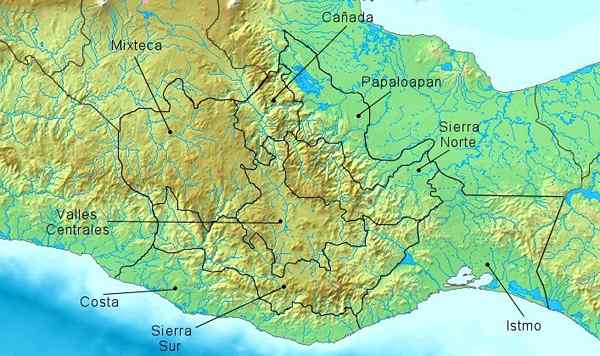 Hidrografi Oaxaca