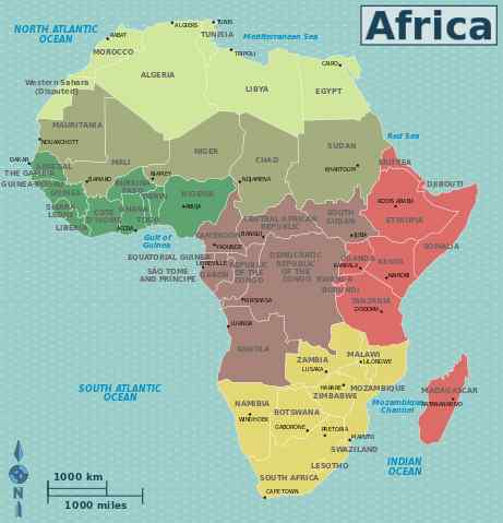 Le 6 regioni continentali (naturali e sociali)