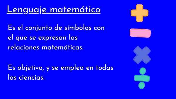 Lingua matematica