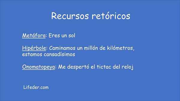 Recursos retóricos