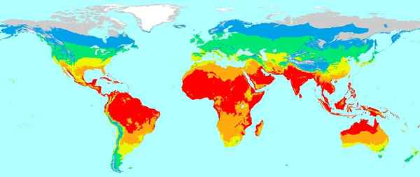 Zones thermiques de la terre