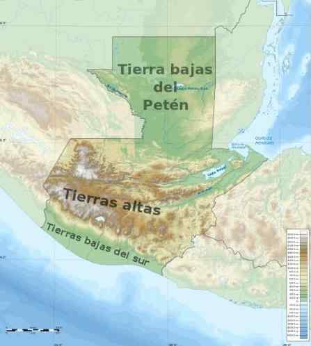 Acidentes geográficos da Guatemala