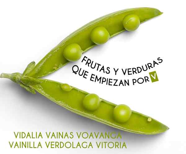 Frutas com v