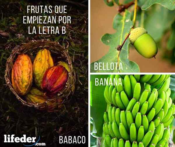 Frutas e vegetais que começam com B