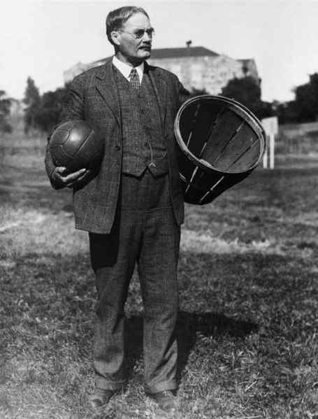 Biografia Jamesa Naismith, zasady i spotkania koszykówki