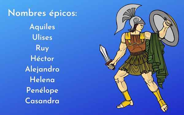 Nomes épicos e lendários (masculino e feminino)