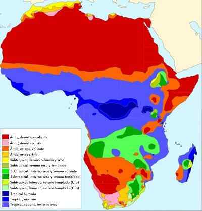 Klimatske regije Afrike