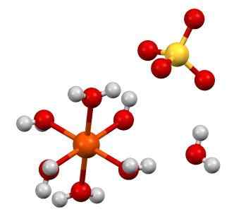 IJzersulfaat (FESO4) Wat is, structuur, eigenschappen, synthese