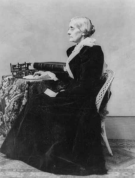 Susan b. Anthony Biografia, Contribuições, Obras, Frases